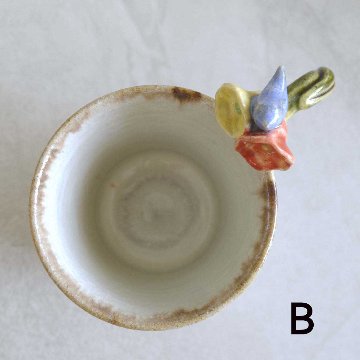 お花取手マグの画像