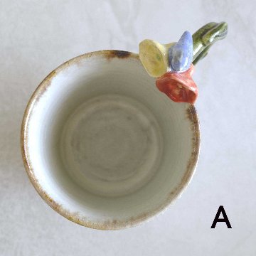 お花取手マグの画像