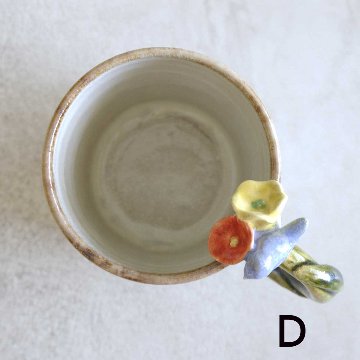 お花取手マグの画像