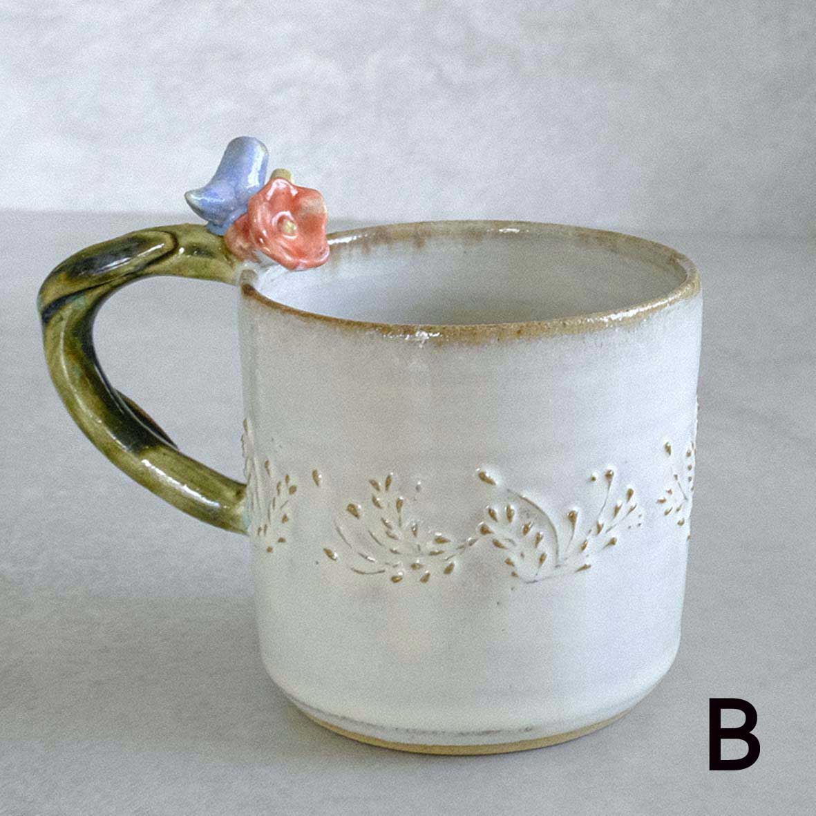 お花取手マグ（小）の画像