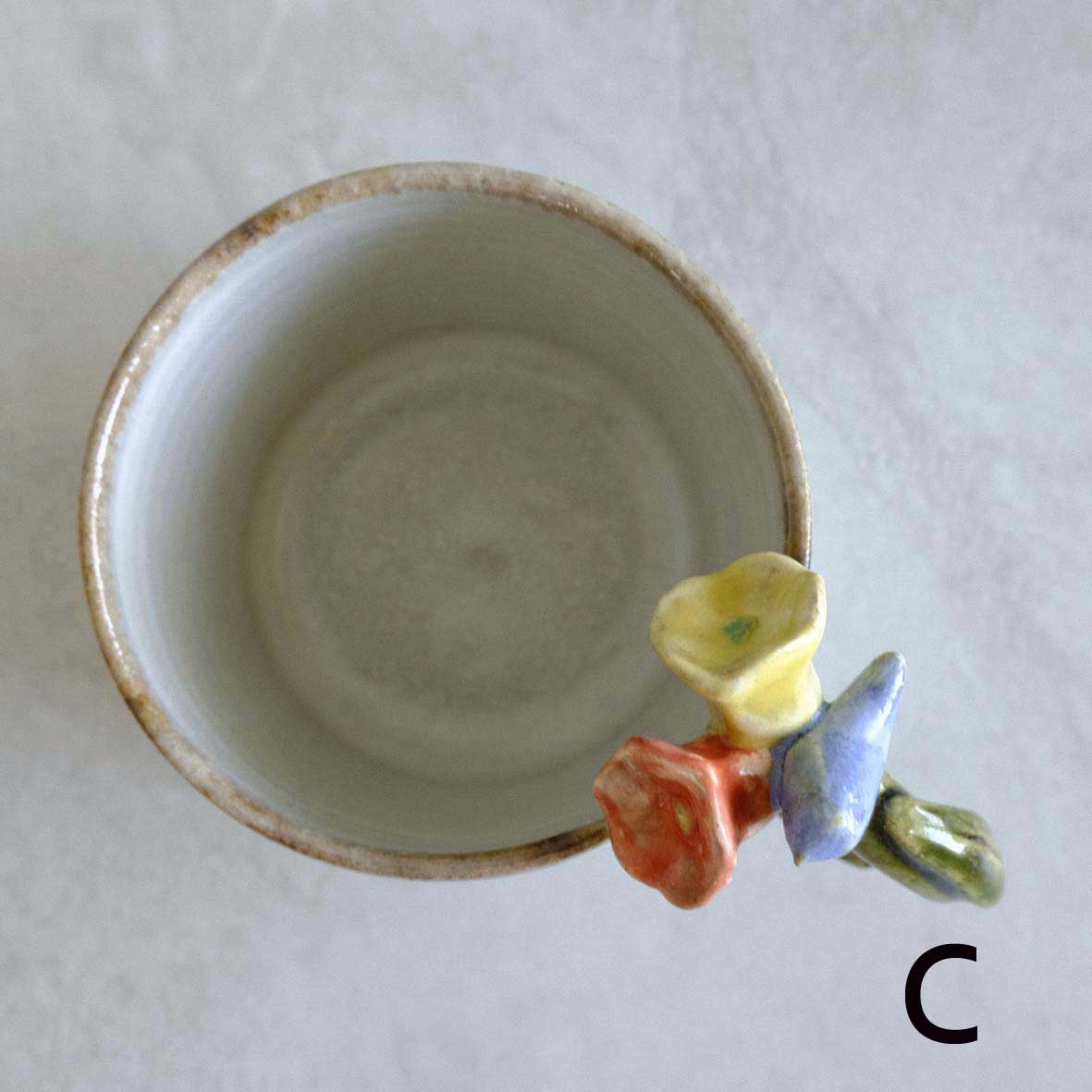 お花取手マグ（小）の画像