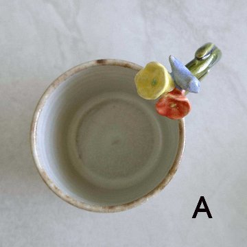 お花取手マグ（小）の画像