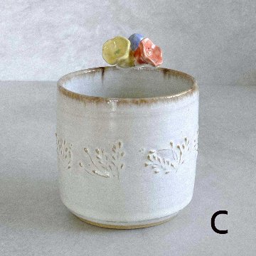 お花取手マグ（小）の画像