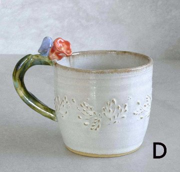 お花取手マグ（小）の画像