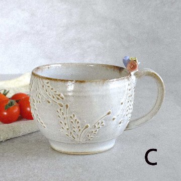 小鳥とお花のマグの画像