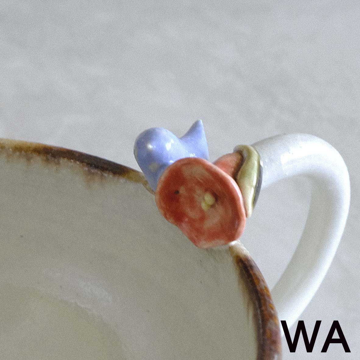 小鳥とお花のﾃｨｰｶｯﾌﾟの画像
