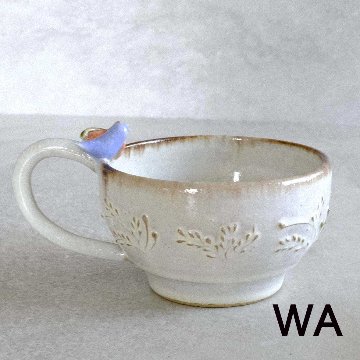 小鳥とお花のﾃｨｰｶｯﾌﾟの画像