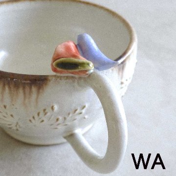 小鳥とお花のﾃｨｰｶｯﾌﾟの画像