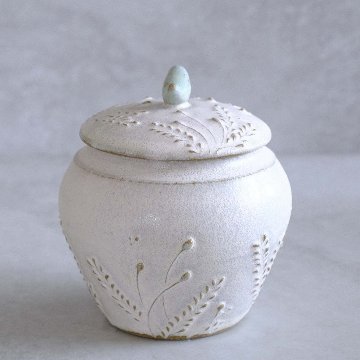 小鳥の壺の画像