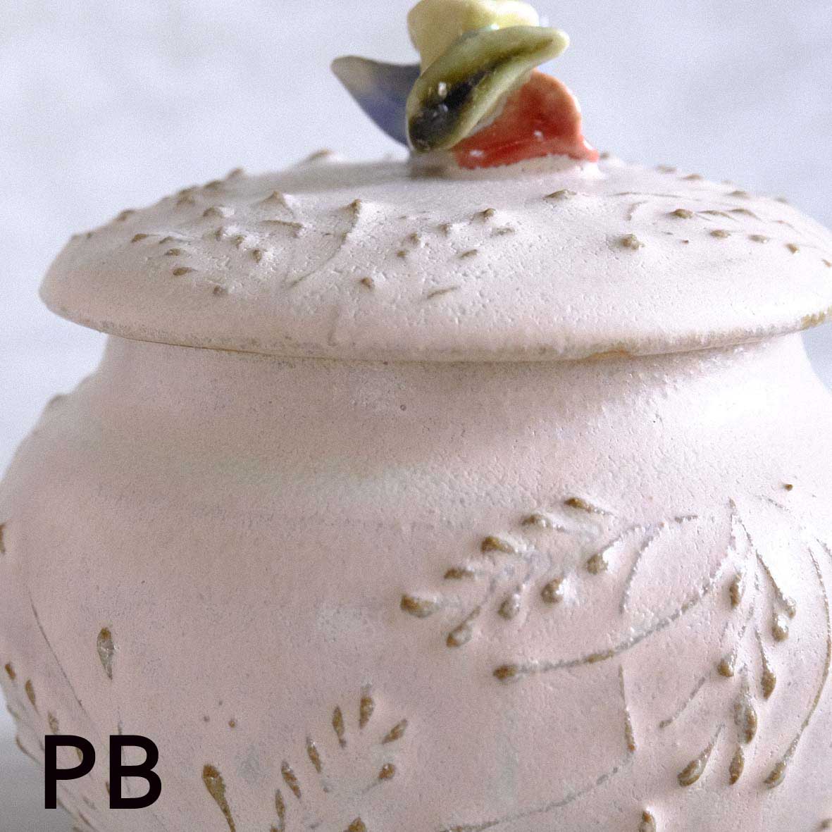 小鳥とお花の壷miniの画像