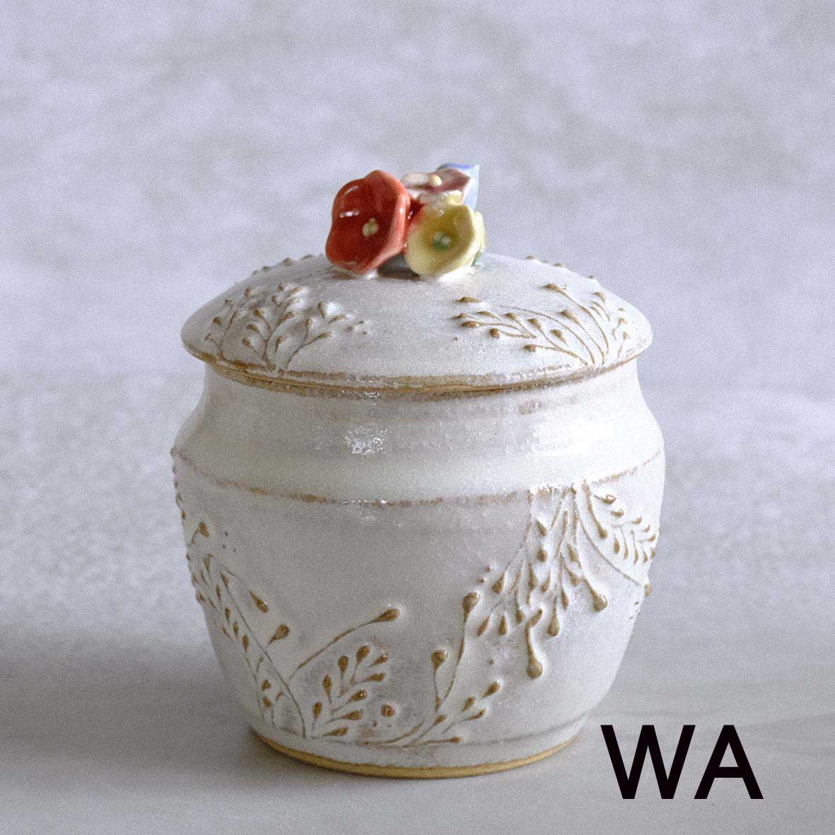 小鳥とお花の壷miniの画像