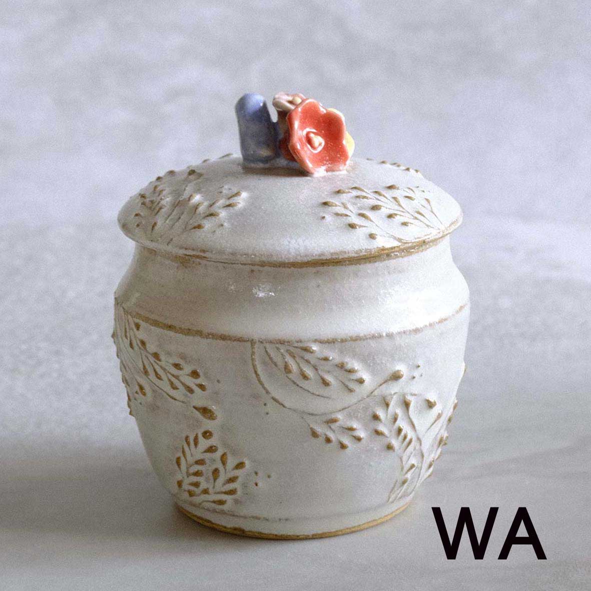 小鳥とお花の壷miniの画像