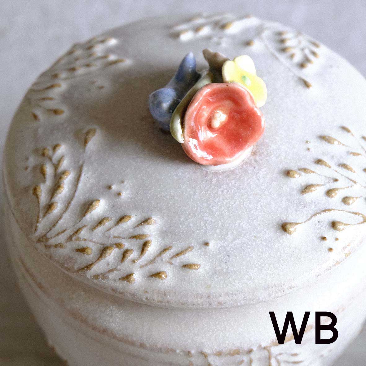 小鳥とお花の壷miniの画像