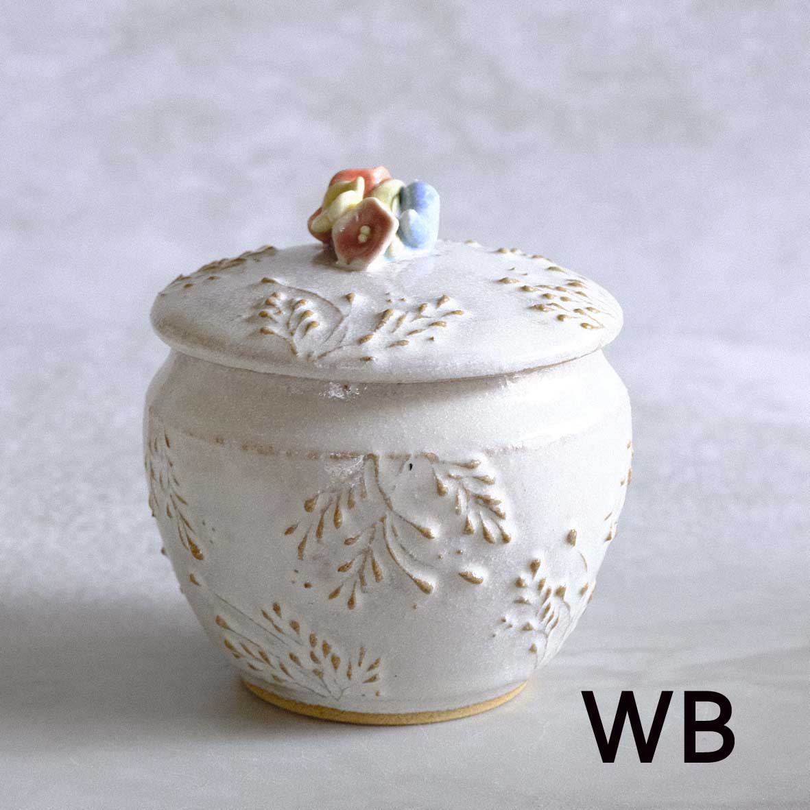 小鳥とお花の壷miniの画像