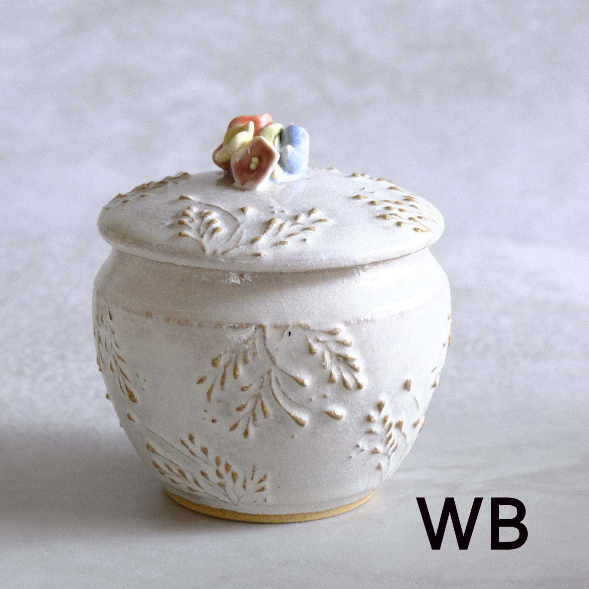 小鳥とお花の壷miniの画像