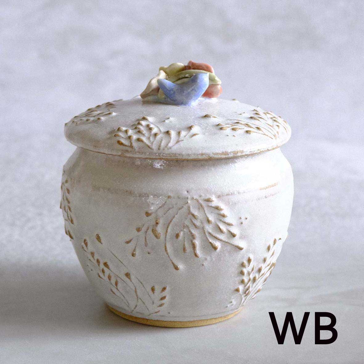 小鳥とお花の壷miniの画像