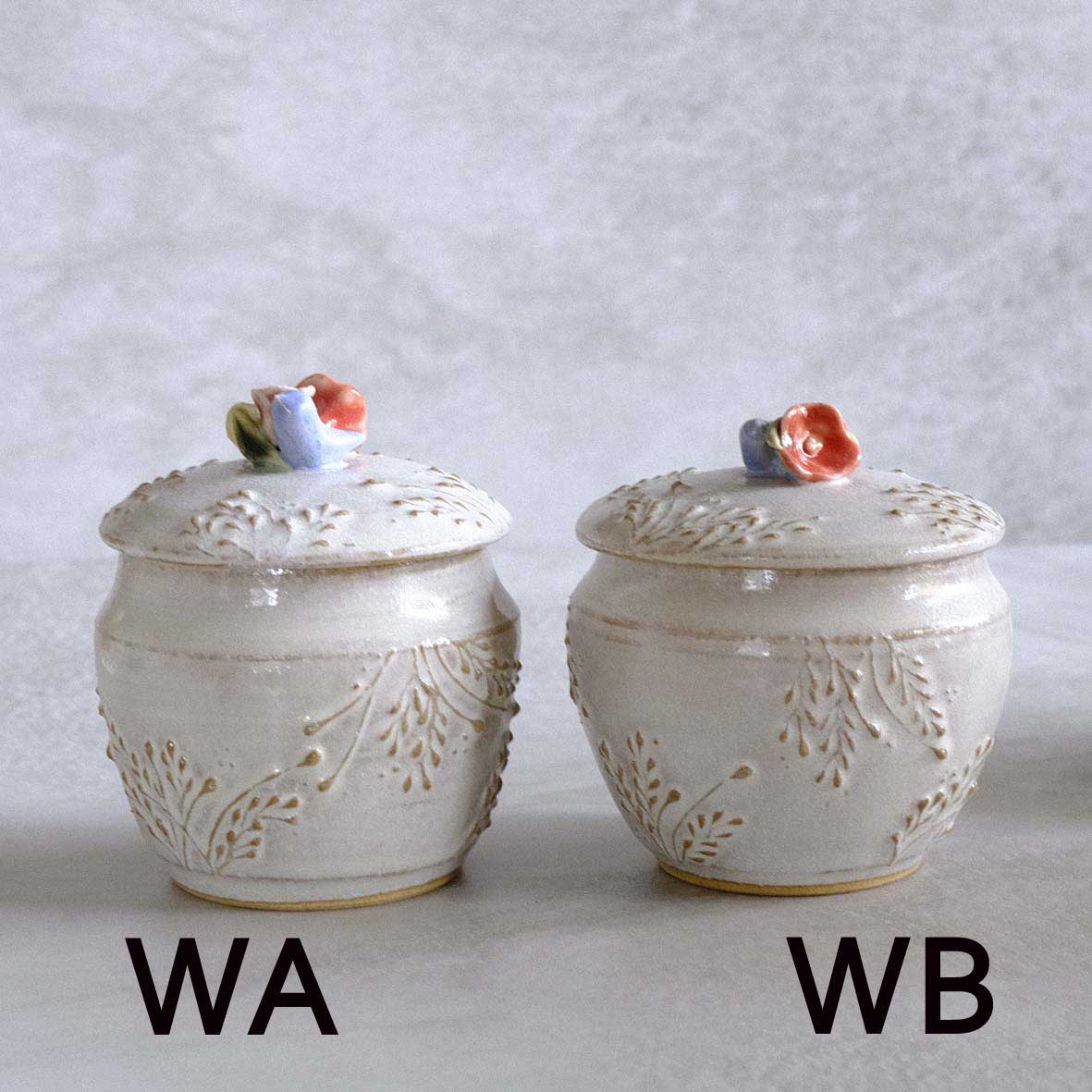 小鳥とお花の壷miniの画像