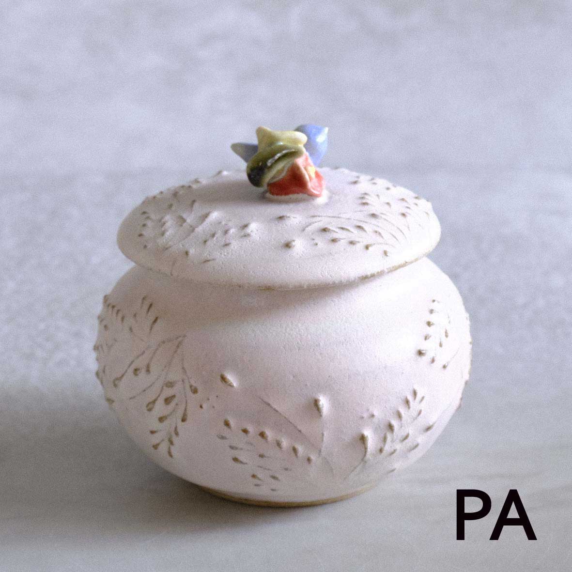 小鳥とお花の壷miniの画像