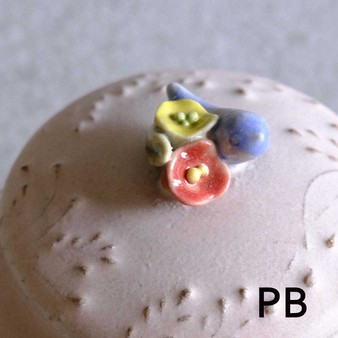 小鳥とお花の壷miniの画像
