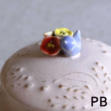小鳥とお花の壷miniの画像