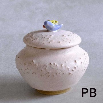 小鳥とお花の壷miniの画像