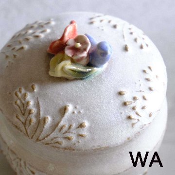 小鳥とお花の壷miniの画像