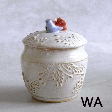 小鳥とお花の壷miniの画像
