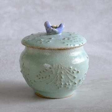 小鳥とお花の壷miniの画像