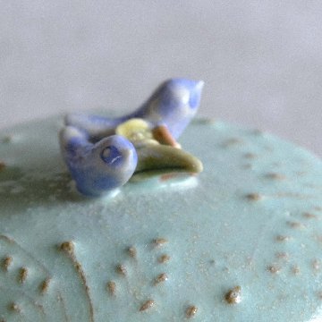 小鳥とお花の壷miniの画像