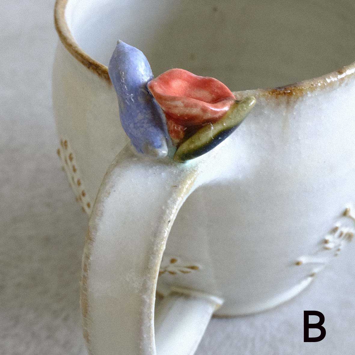 小鳥とお花のマグ（大）の画像