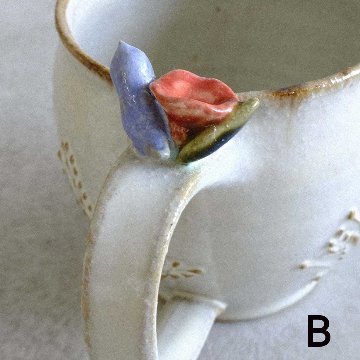 小鳥とお花のマグ（大）の画像