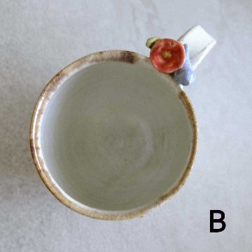 小鳥とお花のマグ（大）の画像