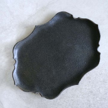 フリル楕円小皿の画像