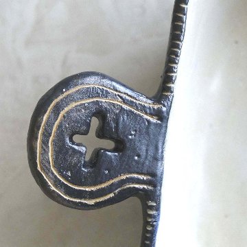 線刻四角鉢取手付の画像