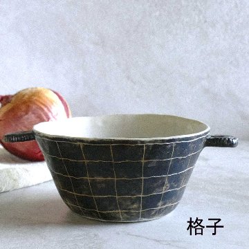 線刻手びねり取手付ﾎﾞｳﾙの画像
