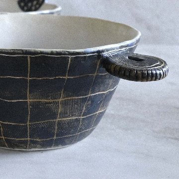 線刻手びねり取手付ﾎﾞｳﾙの画像