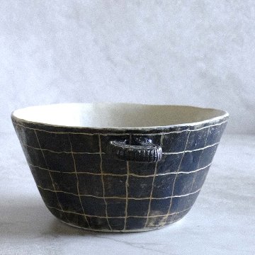 線刻手びねり取手付ﾎﾞｳﾙの画像