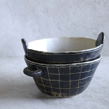 線刻手びねり取手付ﾎﾞｳﾙの画像