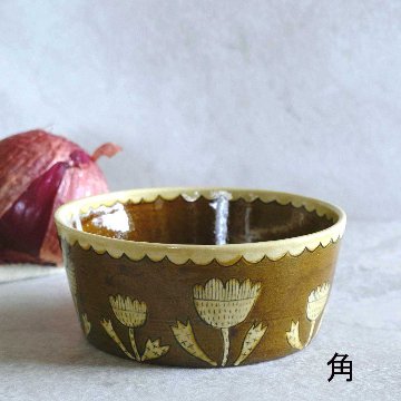 あめ釉鉢の画像