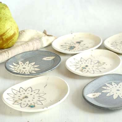 楕円小皿　の画像