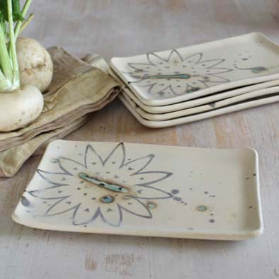 Hanaしぶき長方角皿の画像