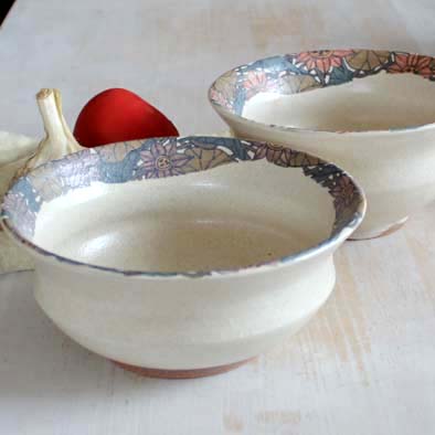 樋口早苗　うさぎ　深皿 樋口早苗 うさぎ 深皿 樋口早苗さん器