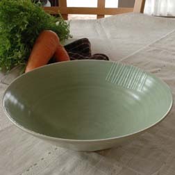 グリーン深中鉢の画像
