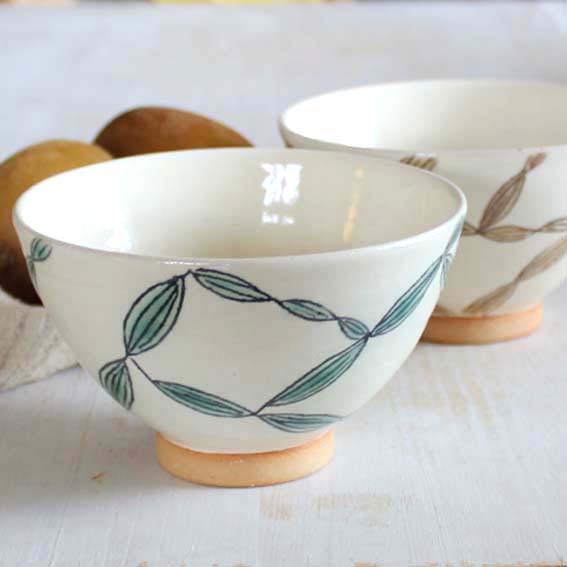 粉引めし茶碗　の画像