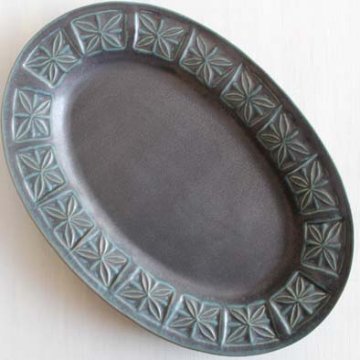 オーバルリム皿画像