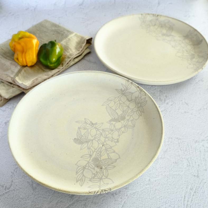 レモンの園特大皿の画像