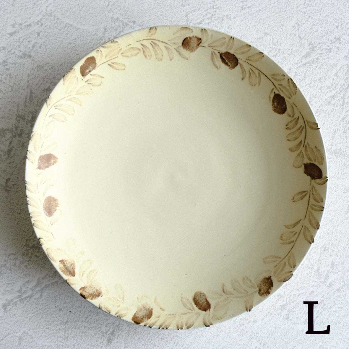 オリーブの平皿の画像
