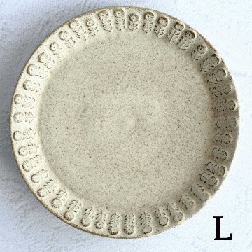 リム皿 花の画像
