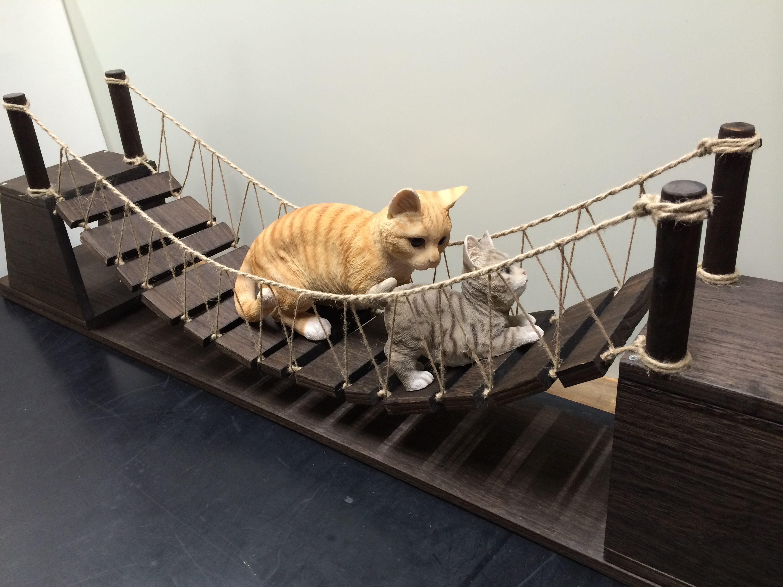 猫のつり橋キットの画像