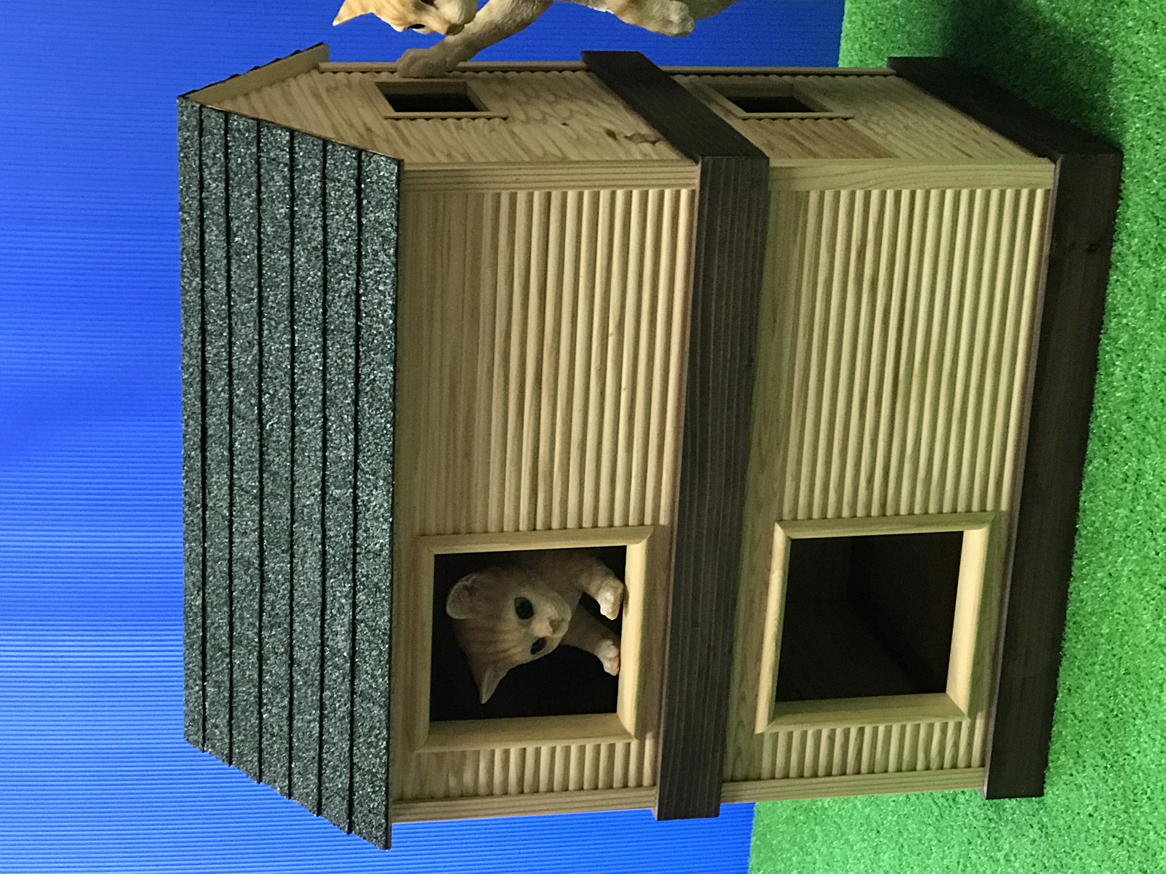 木製ハウスの画像